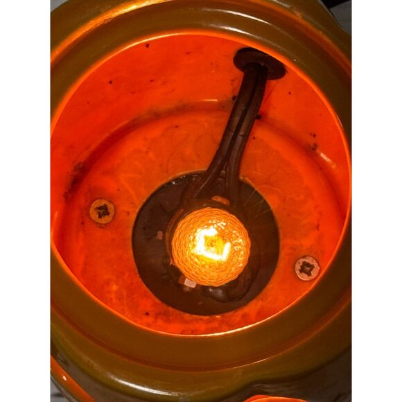 Ceramic Pumpkin Electric Wax Warmer Jack-O-Lantern Design - Picture 8 of 9